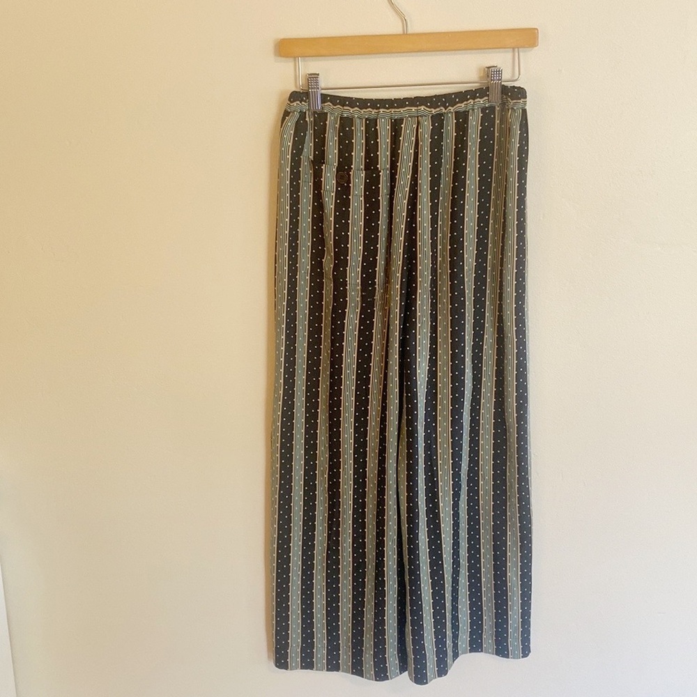 The Great. Silk Striped Pants